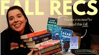 Ultimate Fall Reading Guide Fall Book Recommendations [upl. by Hjerpe156]