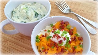 Microwave Mug Mashed Potatoes f Famous Idaho Potatoes [upl. by Yrrad]