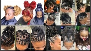 Dreadlocks styles for Ladies dreadlocks hairstyles New dreadlocks styles for women [upl. by Draper802]