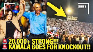 SURGING Kamala DESTROYS Trump in BIGGEST Rally Yet [upl. by Aryahay843]