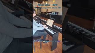 Roland FP30X vs Kawai ES120  Chopin Mazurka Op 6 No 1 roland Kawai piano [upl. by Esinnej891]