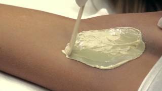 Armpit depilation with HOT FILM WAX quotItalwaxquot [upl. by Atnohs]