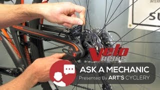 Ask a Mechanic Disc Brake Setup [upl. by Ahsikym]