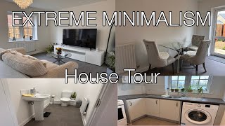 Extreme Minimalist House Tour part 1  House Tour  Minimalism [upl. by Ballard]