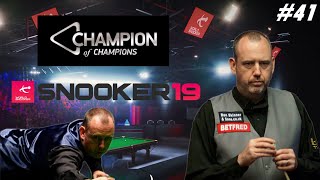 Snooker 19  Carrière avec Mark Williams  1er Tour Champion of Champions 41 [upl. by Anomor793]