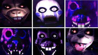 Five Nights at Candys 3 ALL JUMPSCARES [upl. by Doowyah]