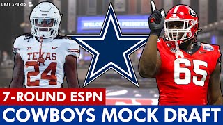 ESPN’s 2024 Cowboys Mock Draft 7Round Dallas Cowboys Draft Picks For 2024 NFL Draft [upl. by Parsifal]