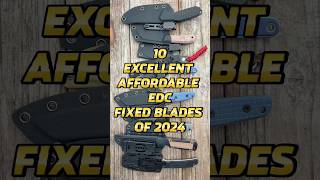 10 Great Affordable EDC Fixed Blades of 2024 edc shorts blade knives [upl. by Ramonda354]