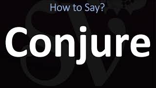 How to Pronounce Conjure CORRECTLY [upl. by Vitia]