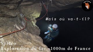 Spéléo  Exploration du 1er 1000m de Francele BERGER spéléo sport nature [upl. by Dione]