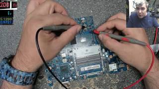 How to diagnose a laptop motherboard  motherboards repair lesson [upl. by Eleynad809]