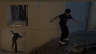 DIY Skate Spot At School [upl. by Ahsienar]