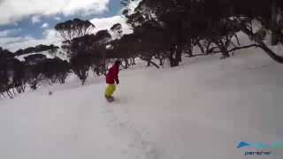 My Perisher GoPro Snowboarding Double Trouble [upl. by Tilda457]