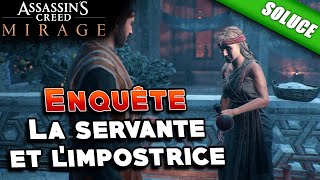 La servante et limpostrice  Le domaine de Qabiha Solution  Assassins Creed Mirage [upl. by Terti]