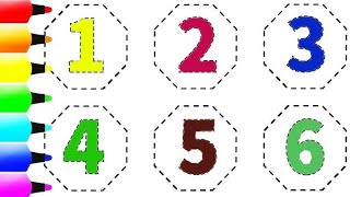 One two three 1 to 20 counting ABC Letter 123 Numbers learn to count 1 to 100 [upl. by Keldon]