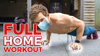 How To Start Calisthenics at HOME  Full Home Workout NO Equipment Needed [upl. by Enajiram]