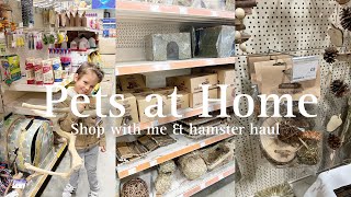 Shop with me in Pets at home  Hamster Haul  VLOG 🌷 [upl. by Neelik573]