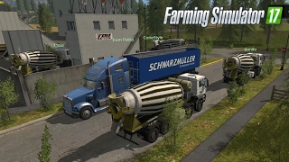 Farming Simulator 17 20  Producción de Concreto [upl. by Ovida1]