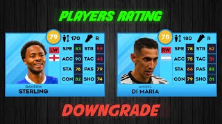 DLS24 BIGGEST RATING DOWNGRADES  DLS PLAYERS RATING DOWNGRADE [upl. by Willetta]