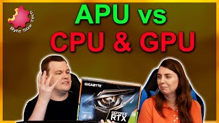 APU VS CPU and Dedicated Graphics Card [upl. by Adamsen136]