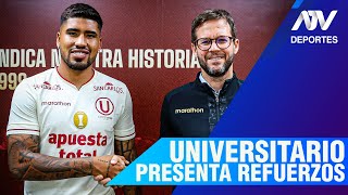 PRESENTACIÓN DE LOS REFUERZOS DE UNIVERSITARIO  ATV DEPORTES  EN VIVO [upl. by Zap315]