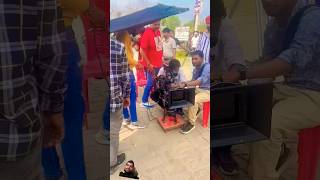 naye gana ka shooting Khesari Lal short video trending [upl. by Oralia]