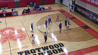 TrotwoodMadison High School vs Woodward High School Womens Varsity Basketball [upl. by Gerita]