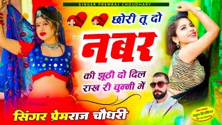 छोरीतूदोनंबरकीझूठी2दिलराखरीचुन्नीdoDilrakhereechunnimesingerPremRajChoudhary [upl. by Shing328]