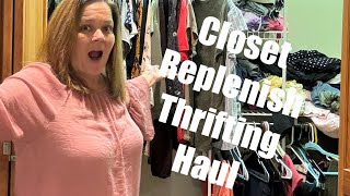 Thrift store haulSavers haul and try on after losing almost 50 pounds on Zepbound [upl. by Herahab]