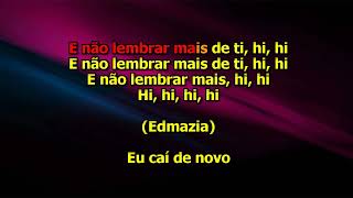 Puto Português Feat Edmazia Mayembe  Caí de Novo Karaoke EA [upl. by Parlin36]