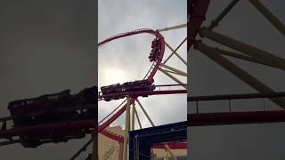 Noninverting loop 🎢 youtubeshorts extremethrills universal orlando travel [upl. by Aticilef]