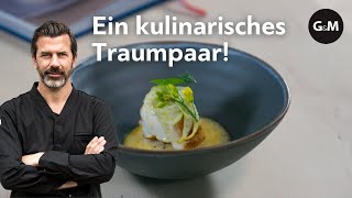 Rezept Seeteufel mit Fenchel amp Safran von Andreas Caminada  GaultMillau Schweiz [upl. by Seidnac]