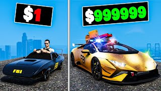 1 to 1000000 FBI Car in GTA 5 [upl. by Neirad59]