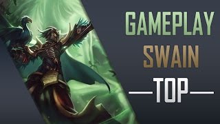 League Of Legends  GamePlay SWAIN TOP 19613 PTBR [upl. by Vookles147]