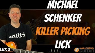 MICHAEL SCHENKER LICKS  Guitar Tutorial [upl. by Plossl]