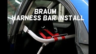 BRAUM Harness Bar Install  Subaru WRX [upl. by Lynnett]