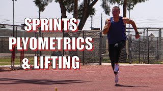 Sprinting Workouts amp Strength Training For Sprinters [upl. by Idnor]