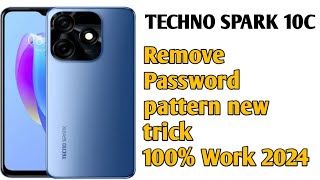 Tecno Spark 10C Ki5k Remove Screen Lock Without PC  Hard Reset  Factory Reset Spak 10c 2024 [upl. by Lesslie295]