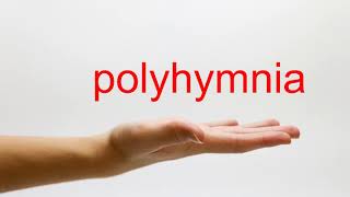 How to Pronounce polyhymnia  American English [upl. by Yasmar]