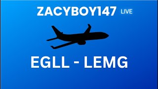 LIVE MSFS Full flight from Gatwick to Malaga [upl. by Lisab552]