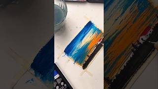 Stepbystep gouache painting tutorial artutorial shorts painting gouache [upl. by Enelime]