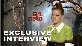 Evil Dead Jane Levy Exclusive Interview  ScreenSlam [upl. by Salohcim500]