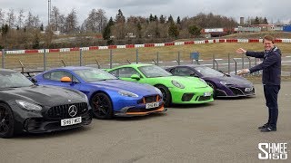 MY TRACK TEST 911 GT3 vs AMG GT R vs 675LT vs Vantage GT8 [upl. by Eniledgam494]