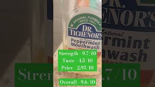 Dr Tichenors VS Listerine mouthwash teeth teethcleaning mouth gums dr [upl. by Nyladnarb859]