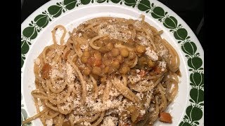 Spaghetti e Lenticchie  Ricetta Facile [upl. by Anad]