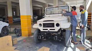 Rebuilding Bj40  restoration assembling part 2nd [upl. by Bradeord]