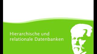 03 Datenbanken  Hierarchisches Modell und Relationales Modell [upl. by Neffirg]