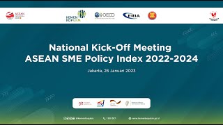 National KickOff Meeting ASEAN SME Policy Index 20222024 [upl. by Alves913]