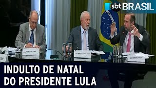 Indulto de Natal de Lula deve excluir condenados por atos golpistas  SBT Brasil 191223 [upl. by Pelagi]