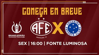 AO VIVO E COM IMAGENS  FERROVIÁRIA X CRUZEIRO  BRASILEIRÃO FEMININO A1 2024 [upl. by Nosiaj]